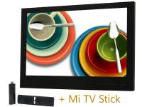 Встраиваемый Smart монитор для кухни AV240MBF (AVS2404BM Black) + Xiaomi Mi TV Stick